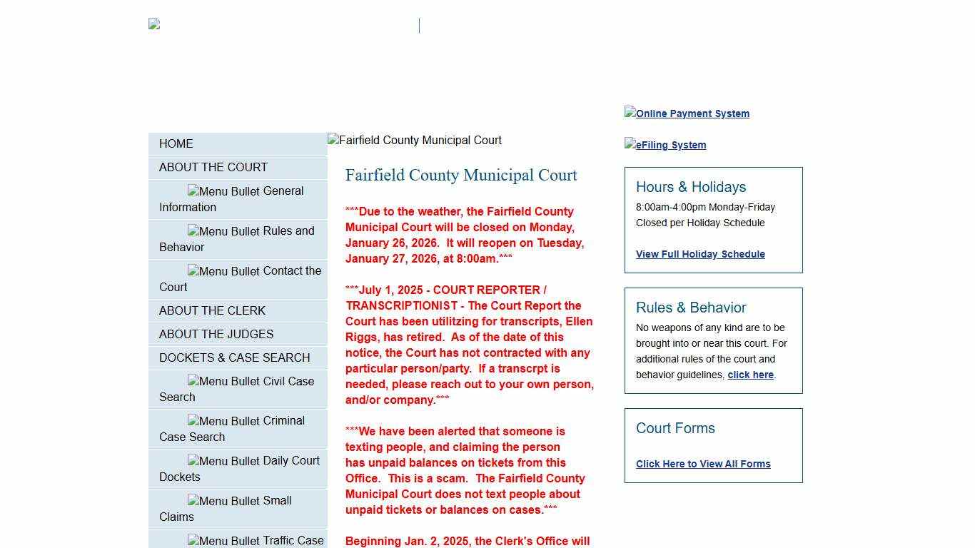 Fairfield County Municipal Court